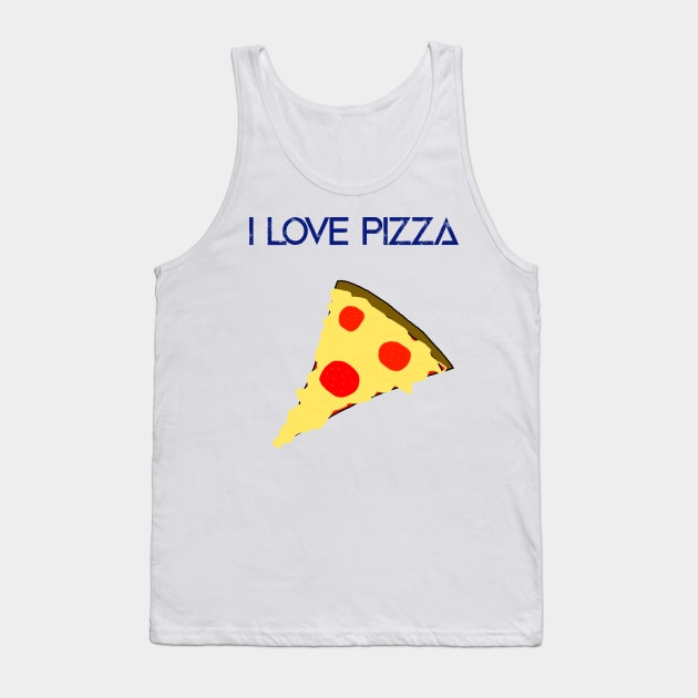 WhyVxnom I Love Pizza Merch Tank Top by WhyVxnom